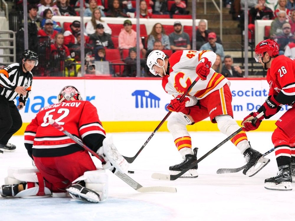 Adam Klapka re-joins Wranglers for playoffs after impressing with Flames