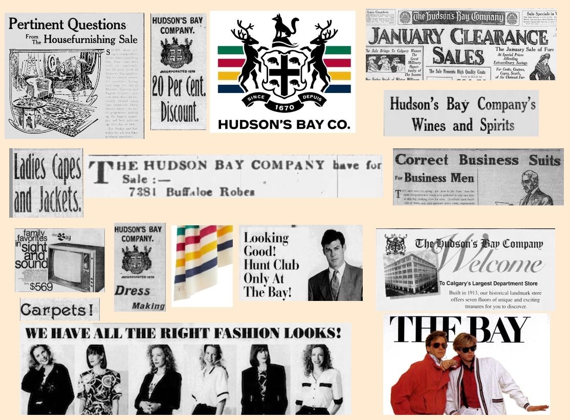 From buffalo robes to brand-name clothes: How ads from The Bay changed over the decades