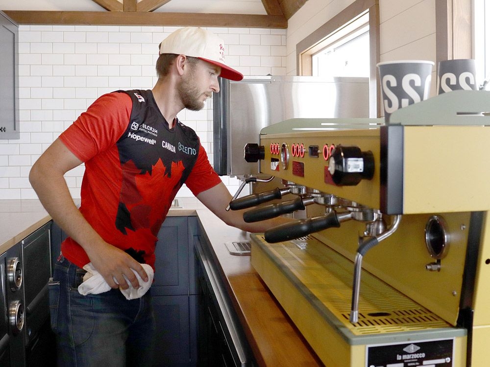 Olympian's expanding coffee company helps fellow athletes reach their goals