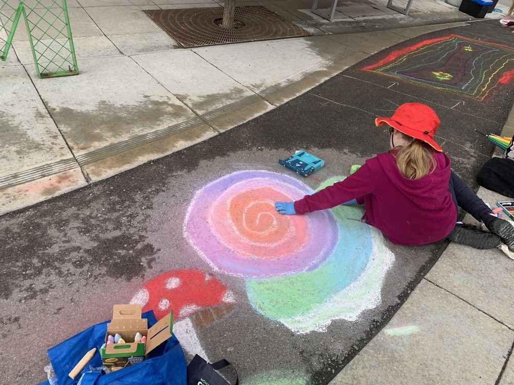Montgomery BIA launches Calgary's first 'Chalk On The Block' street festival