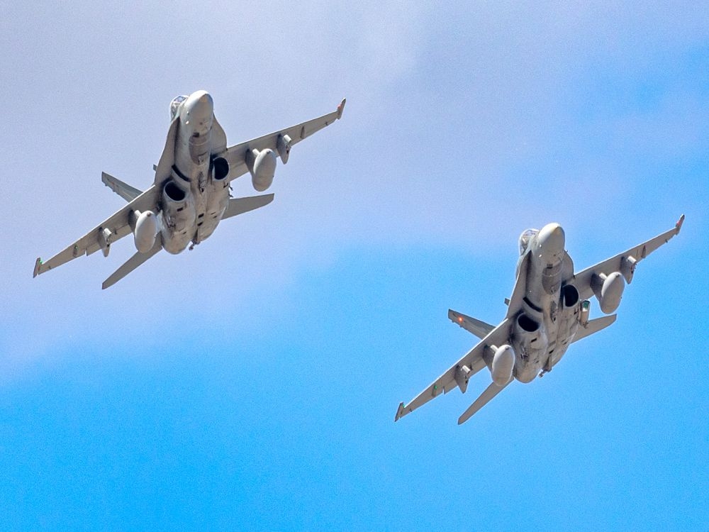 CF-18s fire 'final warning' flares at private plane intercepted above G7 summit site
