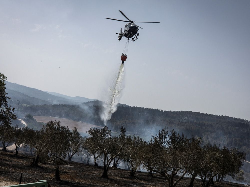 Israeli Air Force uses big guns to contain Jerusalem-area fire
