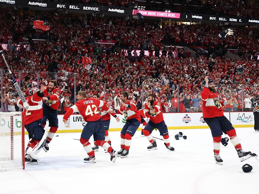 Florida Panthers beat Edmonton Oilers to win Stanley Cup for second straight year