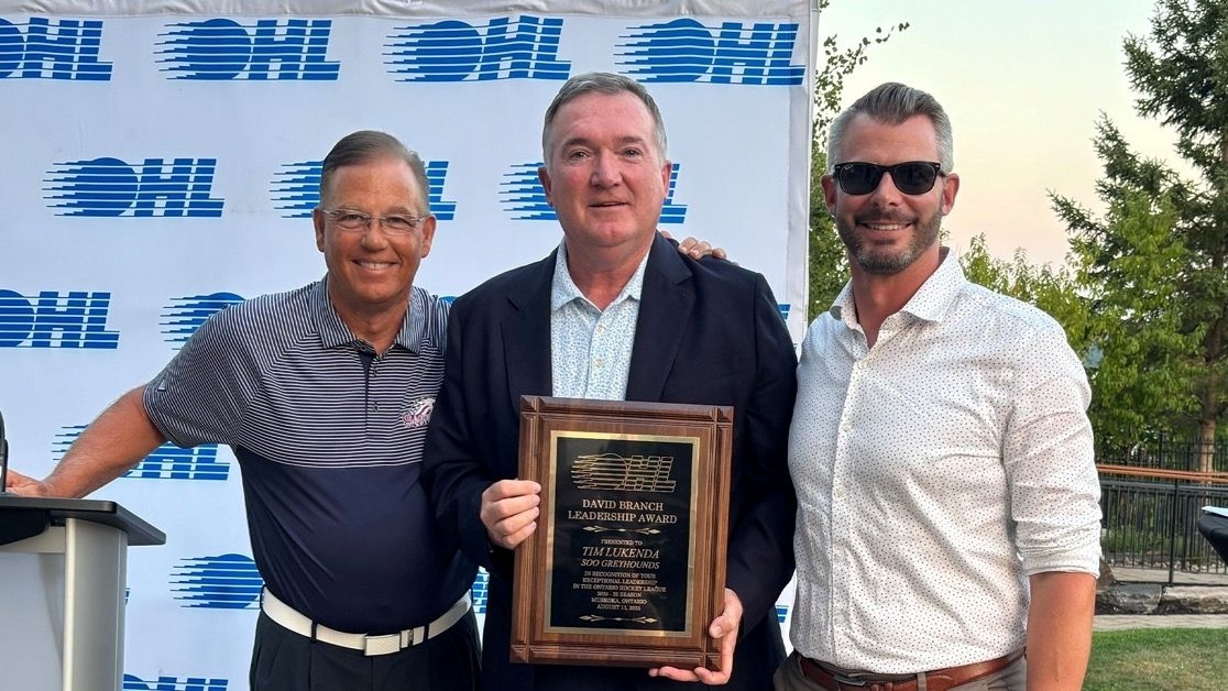 Greyhounds owner Tim Lukenda wins OHL's inaugural David Branch leadership award