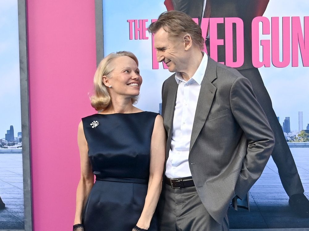 Naked Gun co-stars Liam Neeson and Pamela Anderson are reportedly dating