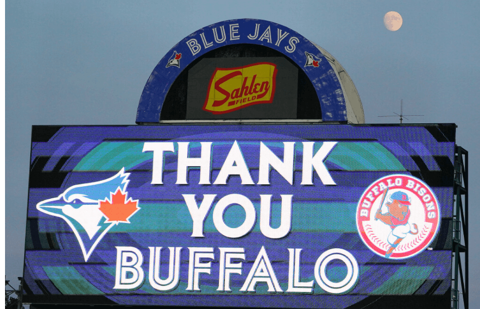 Blue Jays farm team in Buffalo feeling absence of Canadian fans
