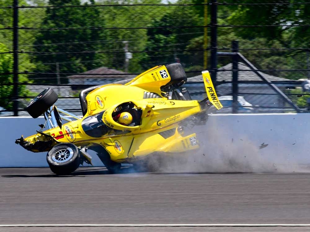 Scott McLaughlin destroys car in huge crash ahead of Indianapolis 500 qualifying