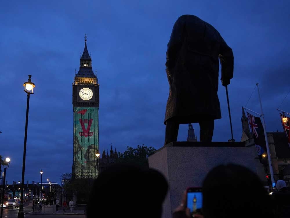 80 years ago World War II in Europe was over. Celebrating V-E Day is now tinged with some dread