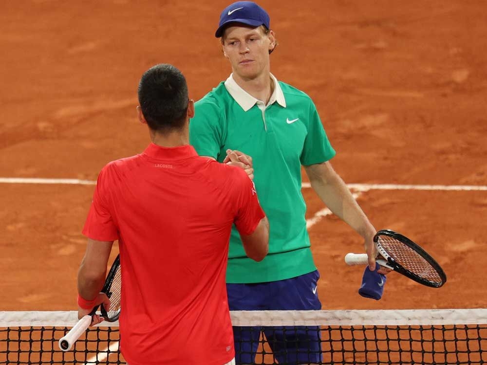 French Open: Sinner beats Djokovic to set up final against defending champion Alcaraz