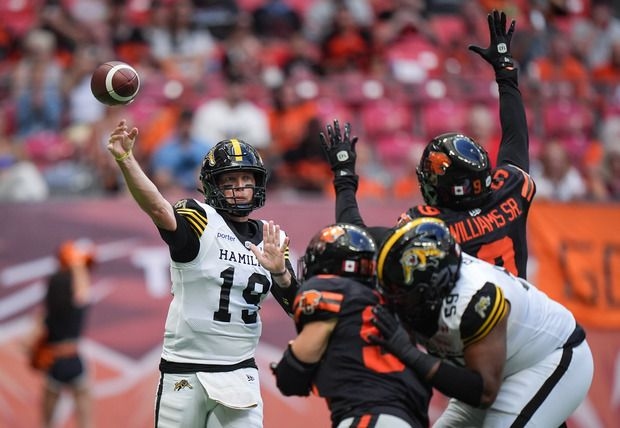 Mitchell, Hamilton Tiger-Cats complete late comeback to beat B.C. Lions 37-33