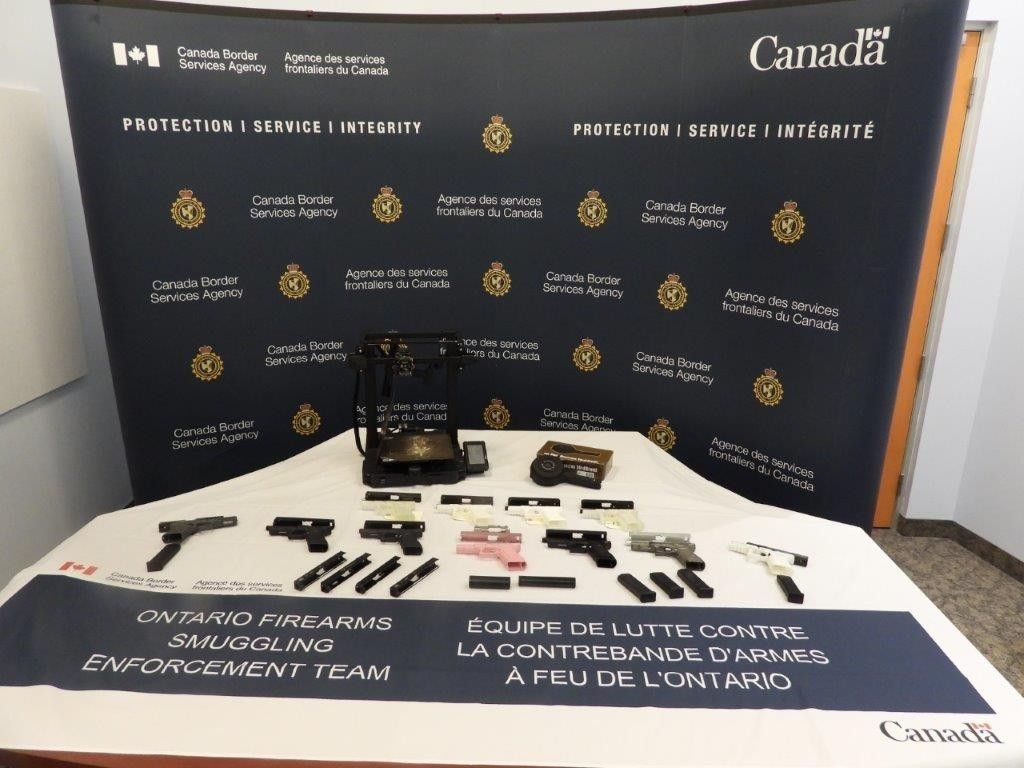 2 men charged after CBSA seizes weapon parts, drugs at Mississauga facility