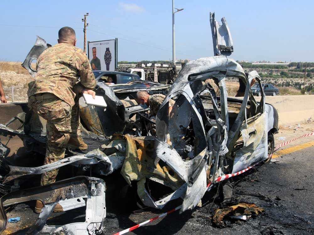 Israeli airstrike kills Palestinian official and bodyguard in east Lebanon