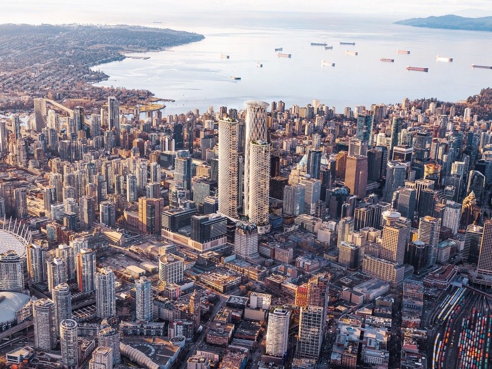 A massive development is being proposed for downtown Vancouver that would transform the city's skyline