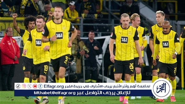 بوروسيا دورتموند يسقط أمام أوجسبورج في الدوري الألماني