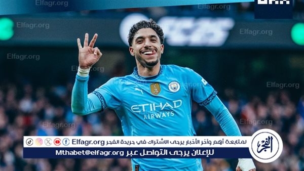 عمر مرموش يتوج بجائزة هدف الشهر في مانشستر سيتي
