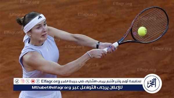 سفيتولينا تكرس عقدتها لبوزاس في روما