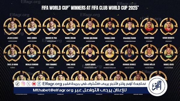 مونديال الأندية 2025.. 26 بطلًا للعالم يتألقون في سماء أمريكا
