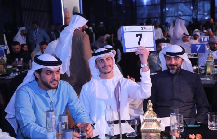 محمد بن غاطي يشارك في مزاد «أنبل رقم» الخيري بـ44.2 مليون درهم