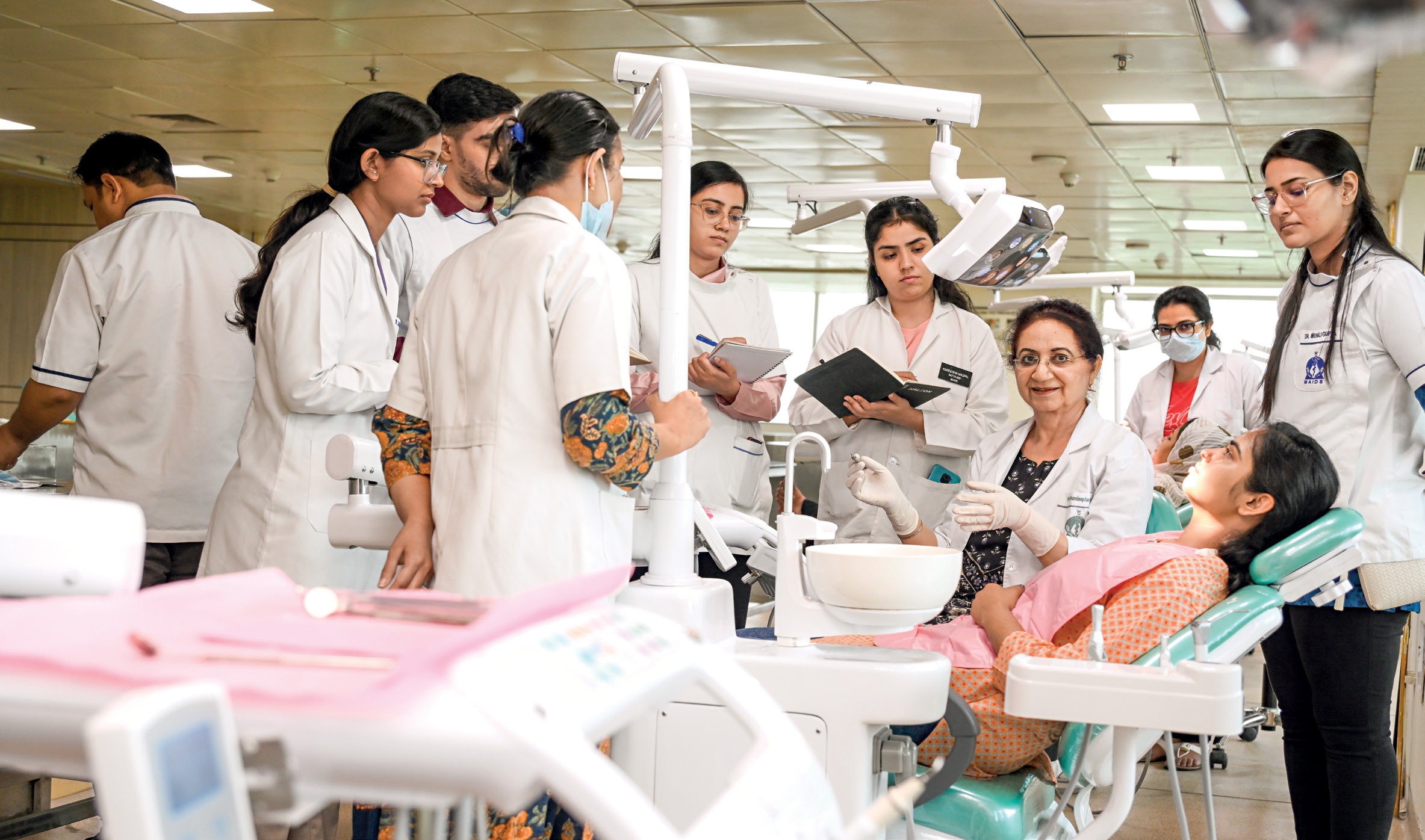 High on enamel spirits  Maulana Azad Institute of Dental Sciences, New Delhi