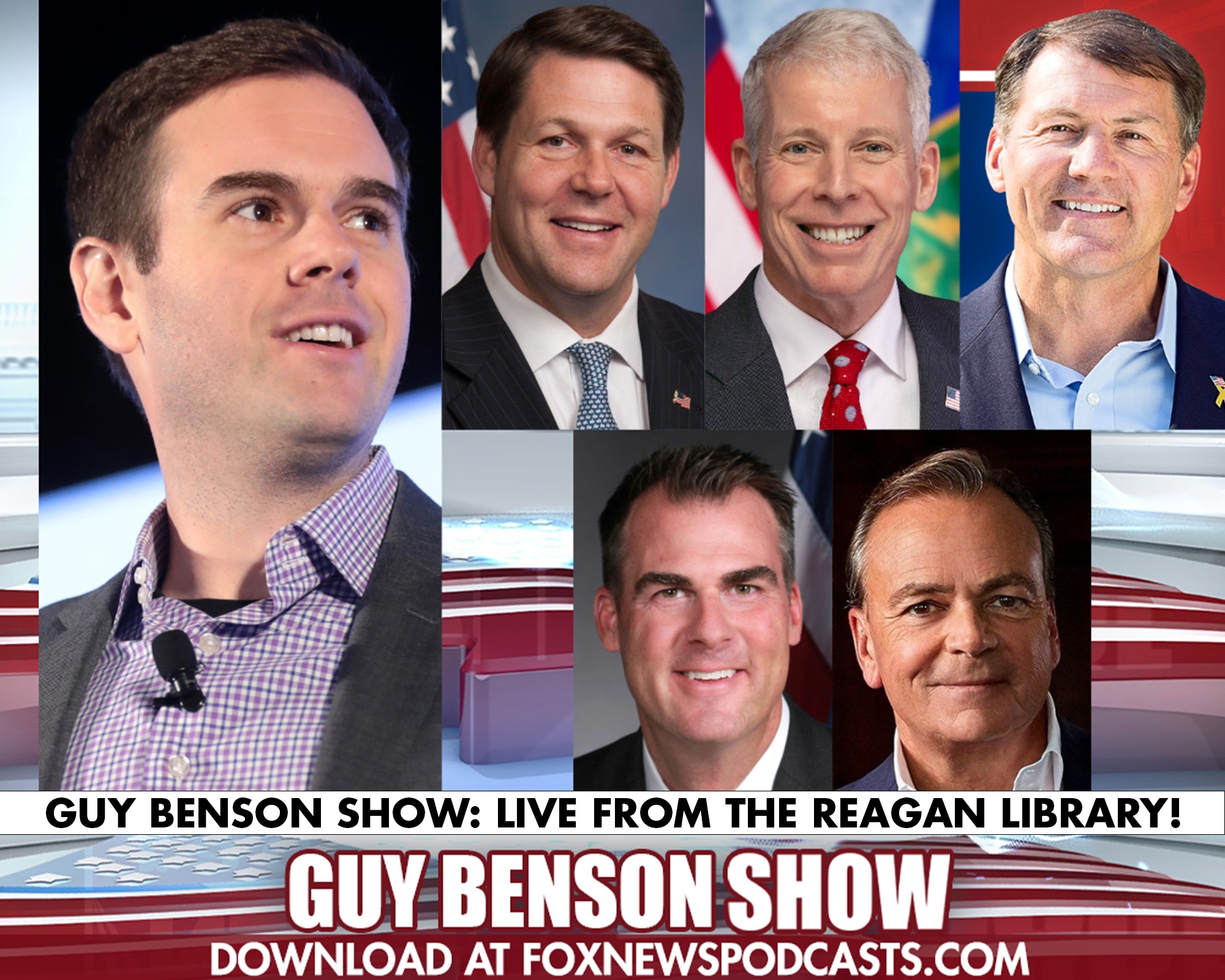 GUY BENSON SHOW: Live From the Reagan Library, Day Two (Featuring Rick Caruso, Sec. Chris Wright, Gov. Kevin Stitt, Sen. Mike Rounds, Rep. Jodey Arrington)