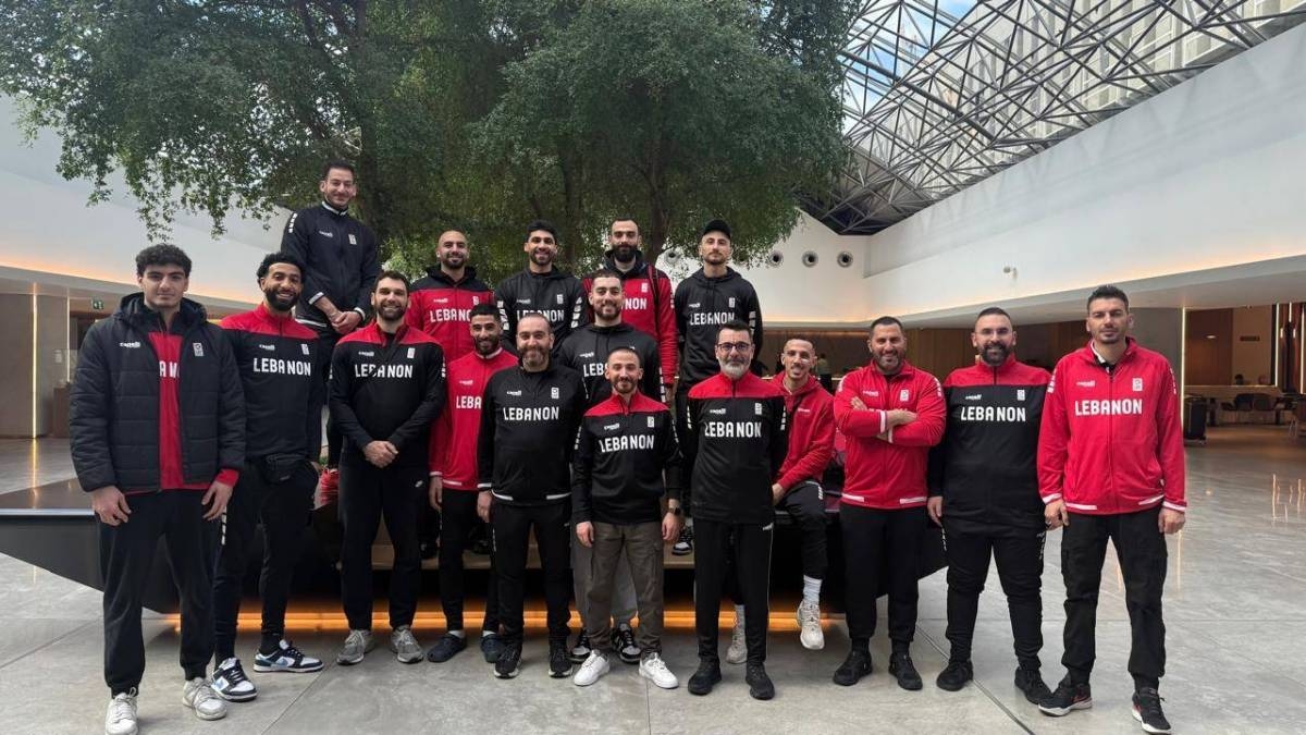 سلة... منتخب لبنان للرجال بكرة السلة يغادر الى العاصمة القطرية