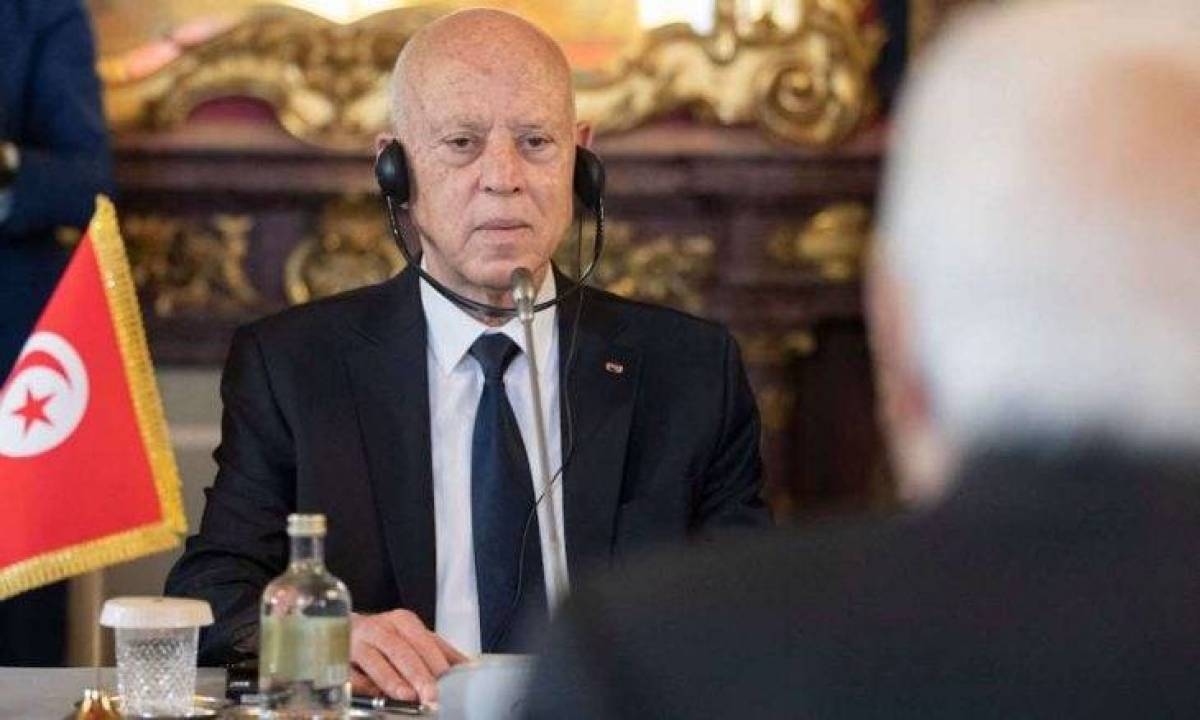 مظاهرة في تونس تطالب برحيل سعيد
