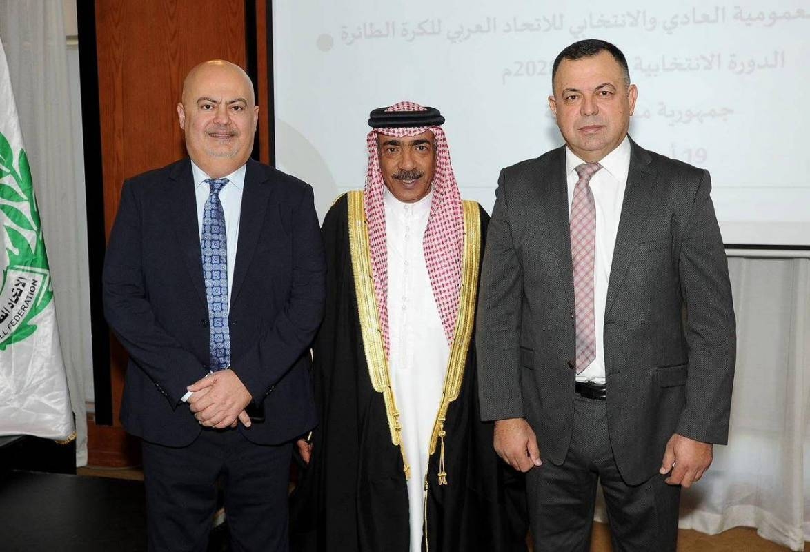 خليفة عضوا في الاتحاد العربي للكرة الطائرة لولاية جديدة
