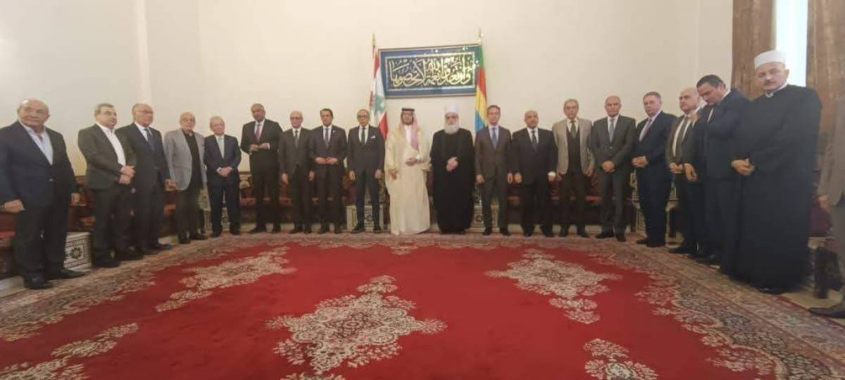 شيخ العقل التقى سفراء عرباً ومعتمدين في لبنان: ما حصل ‏في سورية مشروع فتنة وندعو الدول لتحمّل ‏مسؤولياتها