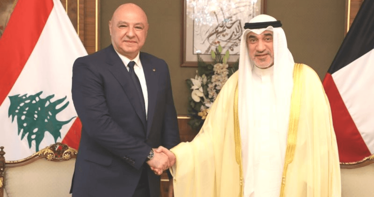 رئيس مجلس الوزراء الكويتي بالانابة استقبل الرئيس عون: الكويت ماضية في تقديم المساعدة للبنان