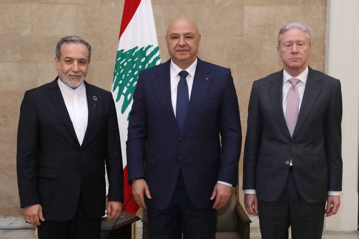 عون: الحوار الداخلي مفتاح الحل... وعراقجي: ملتزمون بدعم لبنان بلا تدخل
