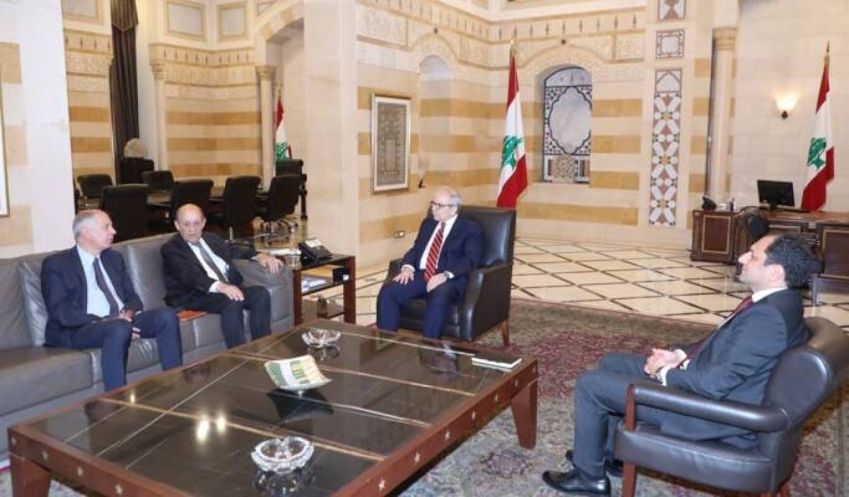 سلام التقى لودريان وعرضا المستجدات السياسية والتطورات الأخيرة في الجنوب