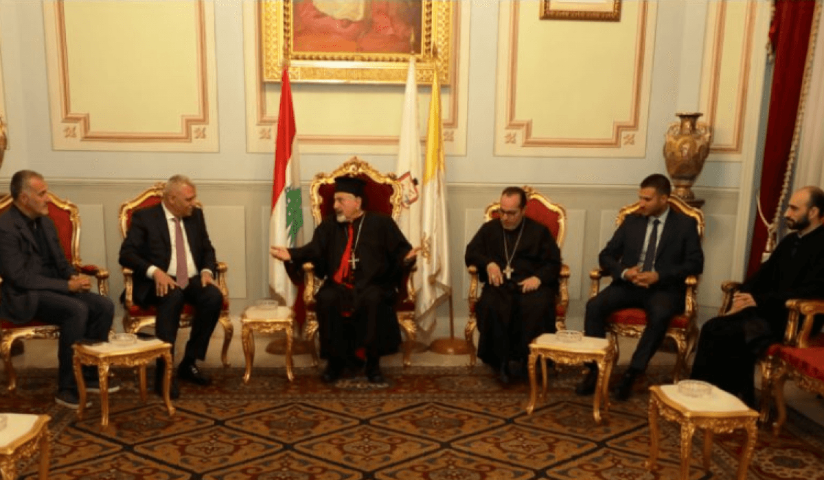 اللواء شقير زار البطريرك يونان للتعارف