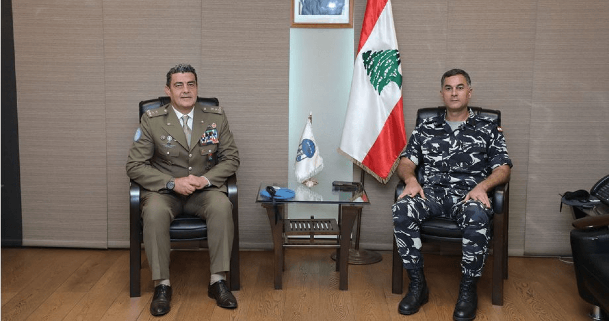 قائد بعثة "اليونيفل" زار رجي واللواء عبدالله