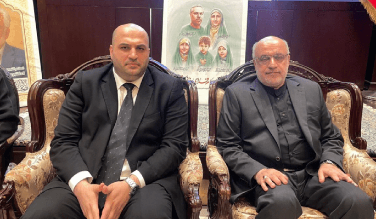 مُعزياً زار السفارة الإيرانيّة مُمثلاّ رئيس الجمهوريّة