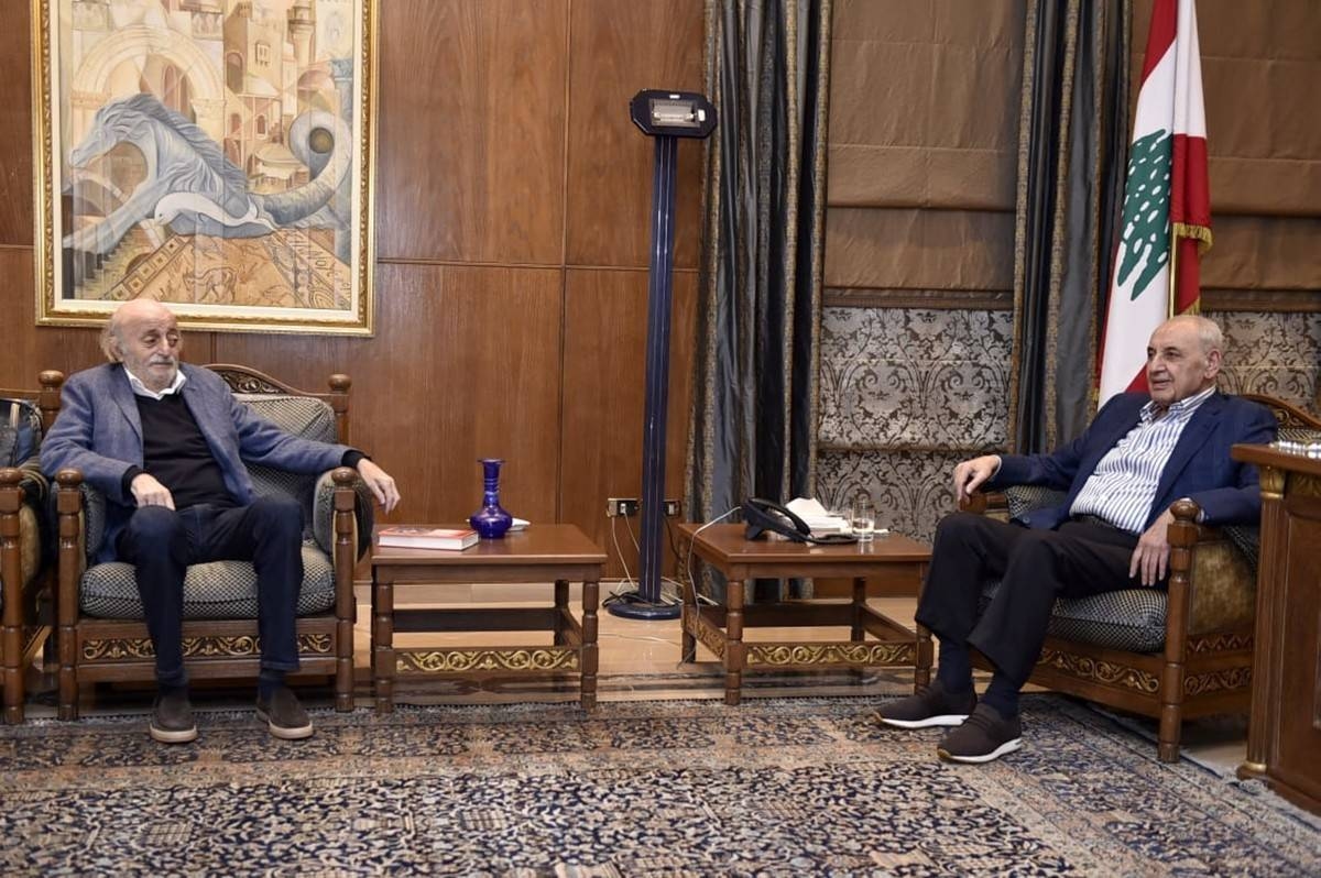 جنبلاط من عين التينة: ملف الجنوب في أيادٍ أمينة نحن مع المصالحة في السويداء برعاية الدولة