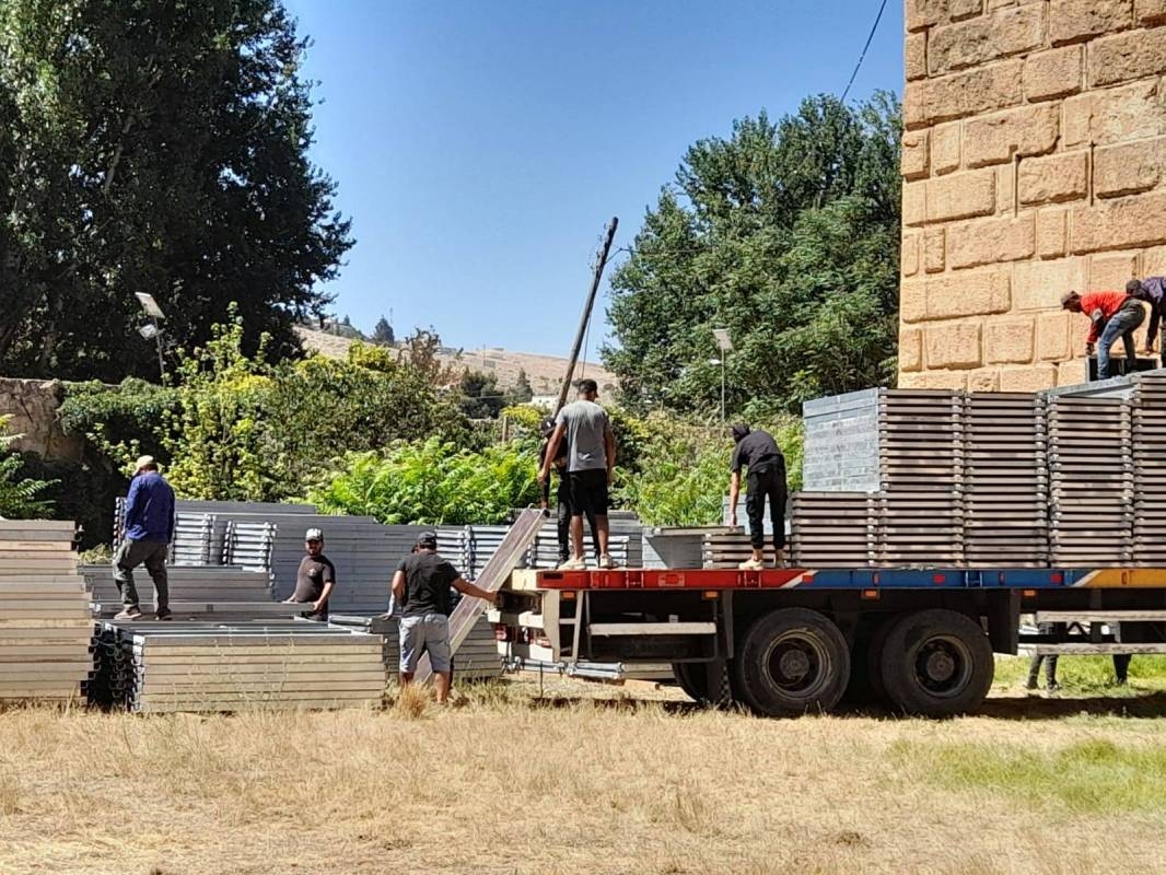 إستكمال التحضيرات في قلعة بعلبك لإطلاق المهرجانات في ٢٥ من الجاري