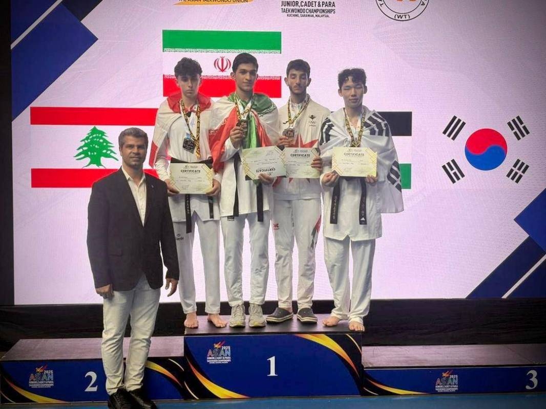 بطولة آسيا بالتايكواندو للفتيان والناشئين بماليزيا: ميدالية فضية تاريخية للبناني كيفن صوان
