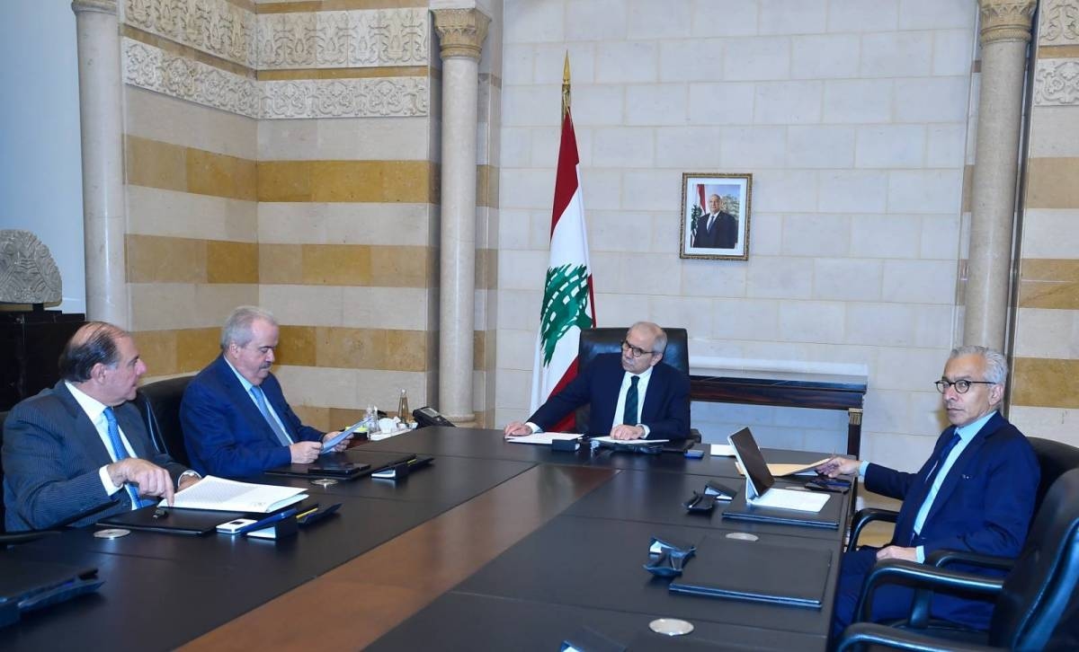 وبحث مع جابر والبساط وسعيد المستجدات الماليّة