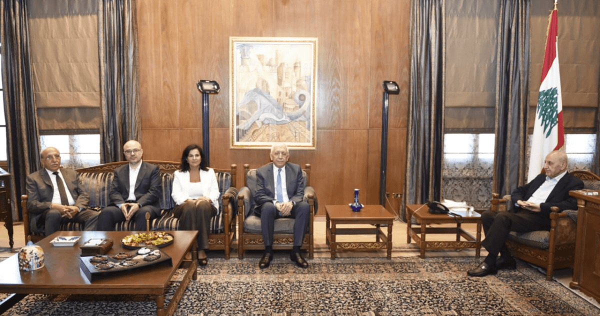 بري استقبل يارد مع وفد أطلعه على الواقع الاستشفائي في لبنان