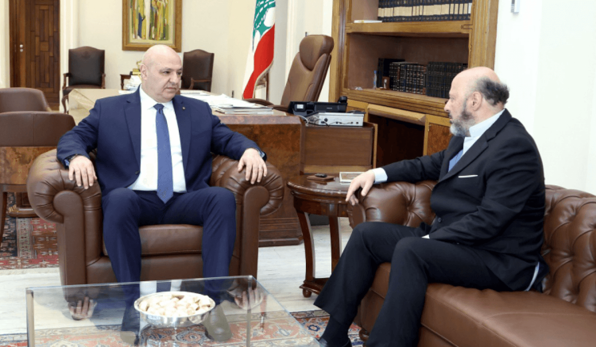 رئيس الجمهورية استقبل الرياشي موفدًا من جعجع