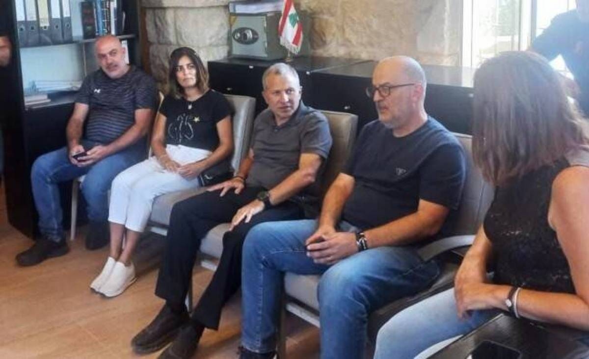 باسيل​ في بشعله في زيارة دعم وتضامن بعد حريق الأمس