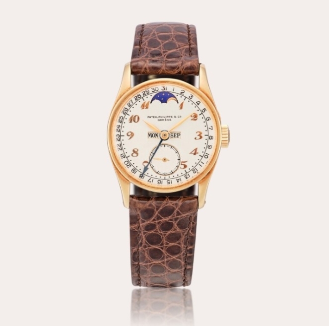 ساعة Patek Philippe ذهبية نادرة من عام 1940 في مزاد سوذبيز