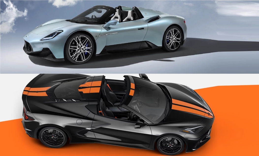 Chevrolet Corvette Stingray تواجه Maserati MC20 Cielo