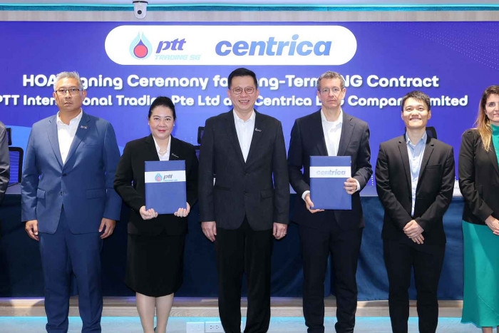 PTT, Centrica ink LNG deal