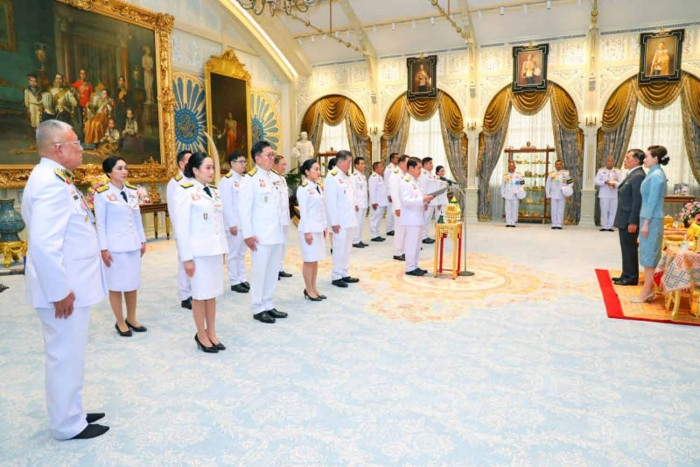 New ministers including suspended PM sworn in