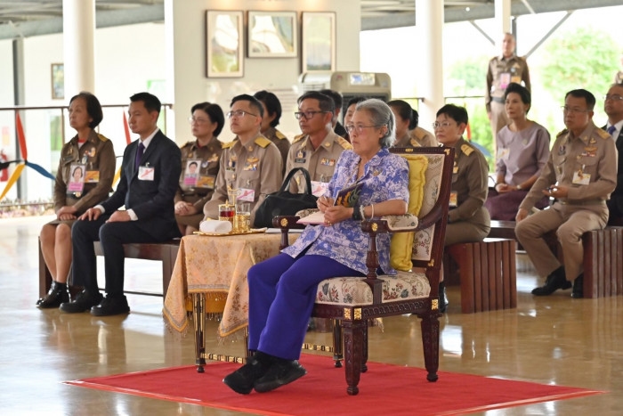 Princess Sirindhorn Visits Chang Hua Man Royal Project