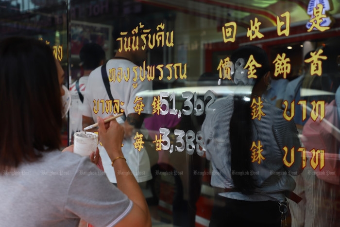 Impact of gold prices on baht monitored