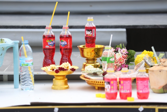 Ever wonder why Thais offer Red Fanta to the spirits?
