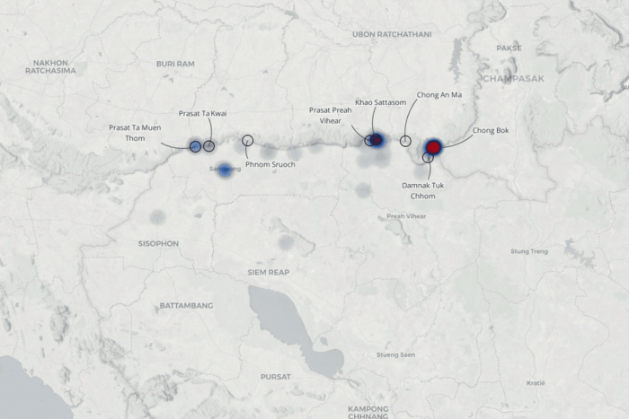 Satellite analysis reveals Cambodia as primary escalator in Thai border conflict