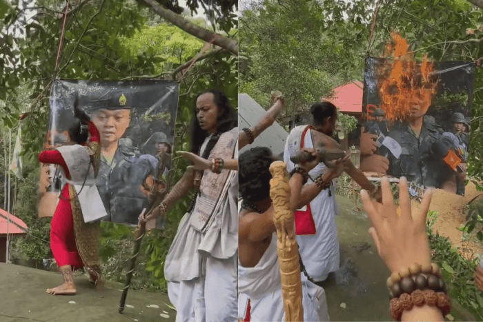 Cambodian shamans' ritual targets Thai army commander